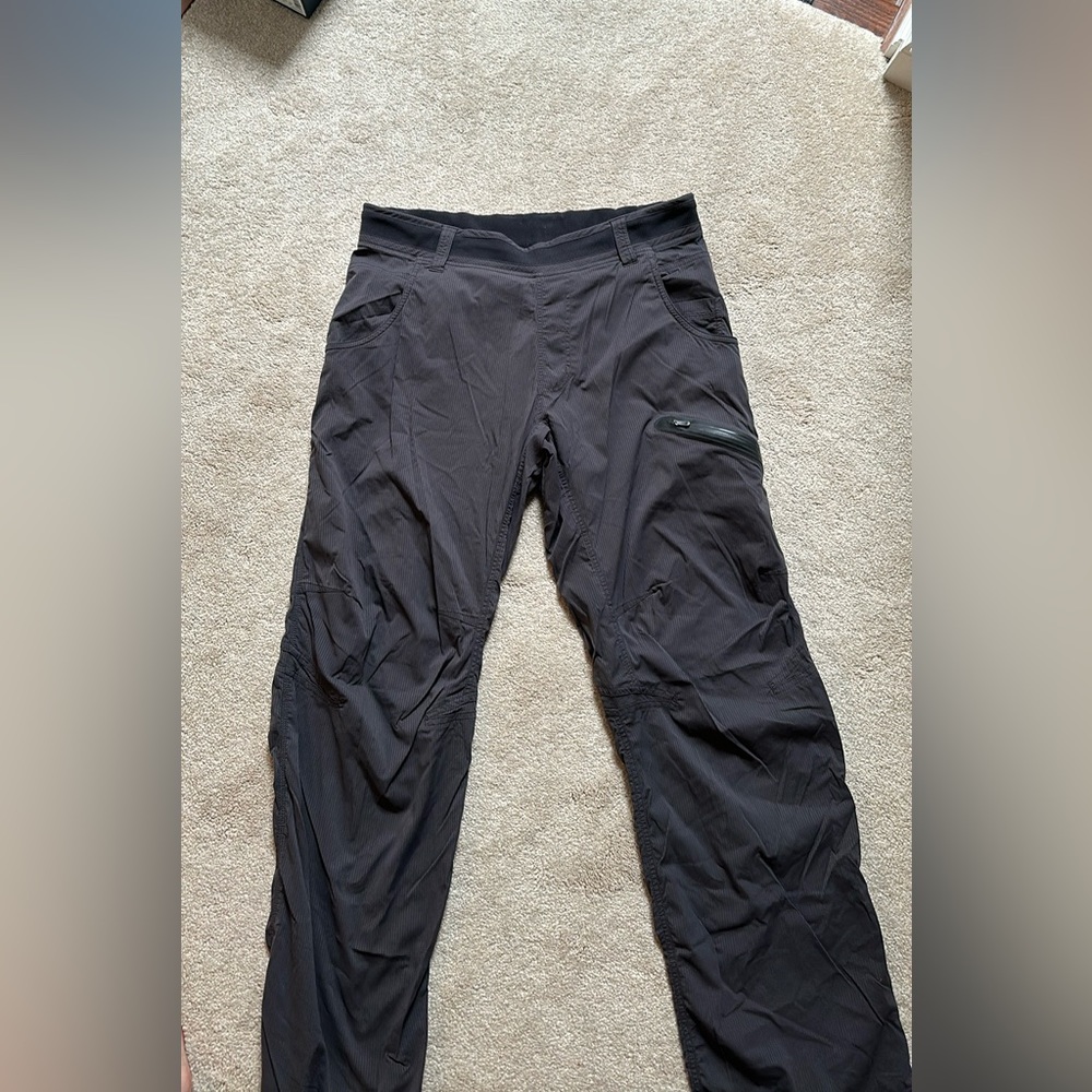 Lululemon mens XL pants, black/gray, great condition